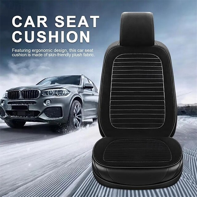  almofada de assento de carro aquecimento vibrador carro casa escritório lombar pescoço universal auto capa de assento dianteiro protetor aquecer no inverno