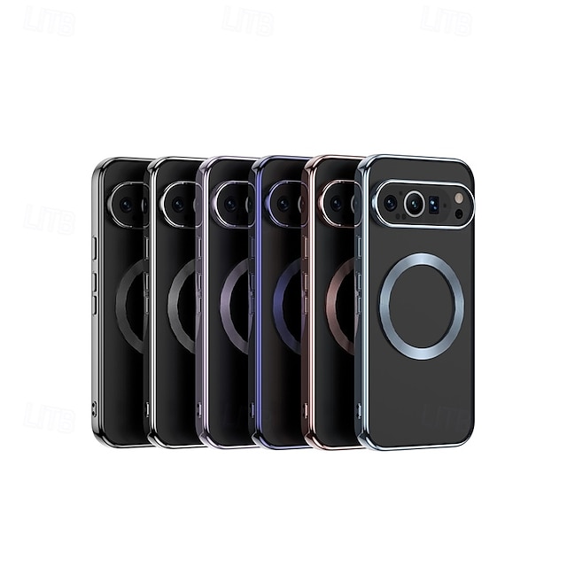  telefon Carcasă Pro Pixel 9 Pro Pixel 9 Pro XL Pixel 8 Pro Pixel 8 Pixel 9 Zadní kryt Magnetické Podpora bezdrátového nabíjení Nárazuvzdorné Retro TPU Pokování