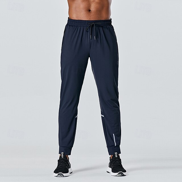 Men's Sweatpants Running Pants Track Pants Drawstring Elastic Waistband