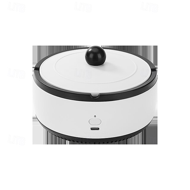  Purificatore d'aria 2 in 1 posacenere multifunzione senza fumo posacenere ricaricabile tramite USB posacenere elettronico con filtro posacenere multifunzione senza fumo