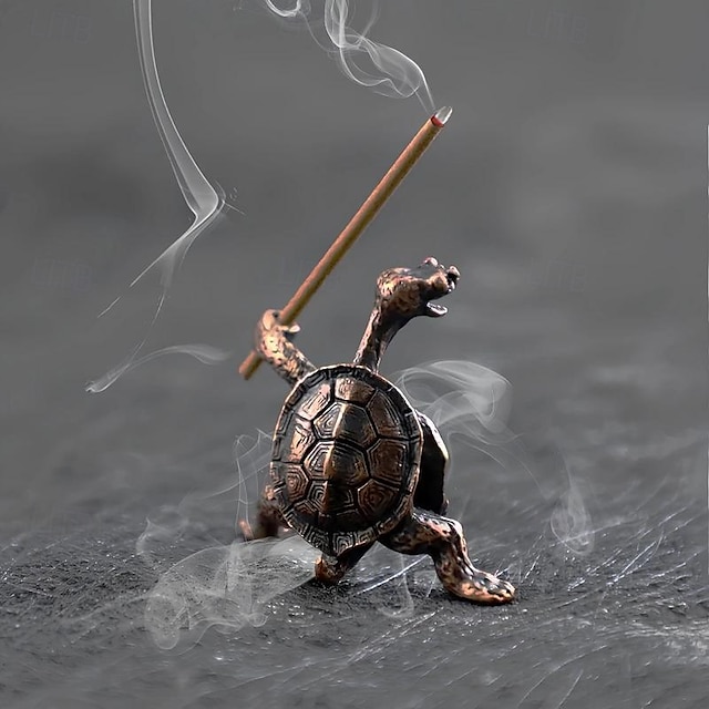  Räucherstäbchenhalter Schildkröte, Mini Räucherstäbchen Ornament kleiner Räucherstäbchenhalter, Wohndeko