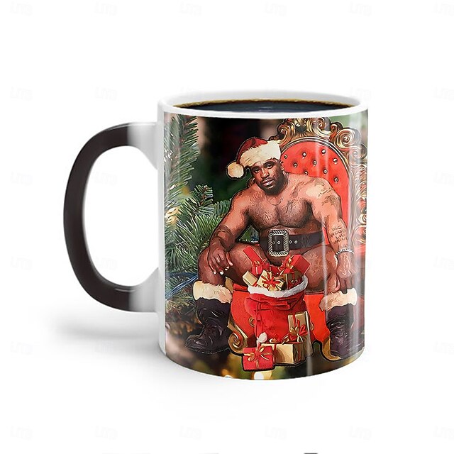 Funny Christmas Mug Barry Wood Coffee Mug Message Appears as it