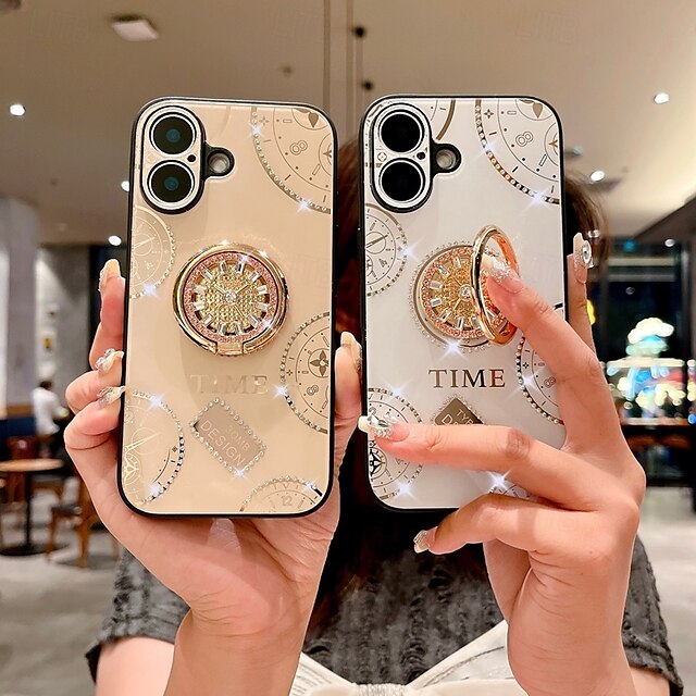  Phone Case For iPhone 16 Pro Max Plus iPhone 15 Pro Max Plus iPhone 14 13 12 11 Pro Max Plus iPhone 14 Pro Max iPhone 13 12 11 Pro Max Back Cover with Stand Holder with Wrist Strap Shockproof Retro