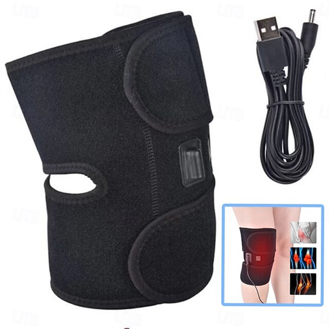 Electric Leg Heating Knee Pad with Pocket USB/TypeC Charging Hot