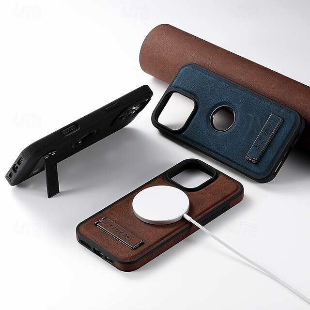  teléfono Funda Para iPhone 16 Pro Max Plus iPhone 15 Pro Max Plus iPhone 14 13 12 Pro Max Plus iPhone 14 Pro Max iPhone 13 12 Pro Max Funda Trasera con Soporte Magnética Soporte de carga inalámbrica