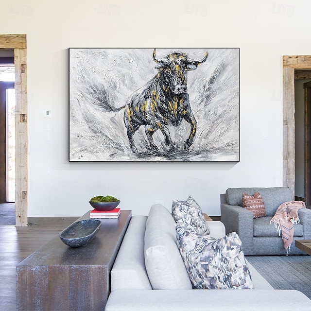 Cow Animals oil painting 100 Hand Painted Textured cow Painting