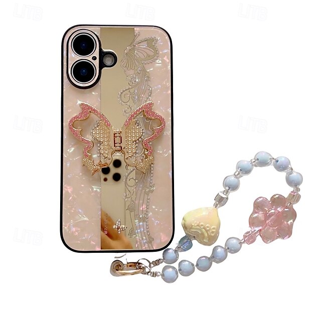  telefoon hoesje Voor iPhone 16 Pro Max Plus iPhone 15 Pro Max Plus iPhone 14 13 12 Pro Max Plus iPhone 14 Pro Max iPhone 13 12 Pro Max iPhone 11 Pro Max Achterkant met standaard met polsband
