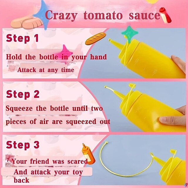 Prank Ketchup Gag Gifts Novelty Gifts Funny Pressurereducing Scary