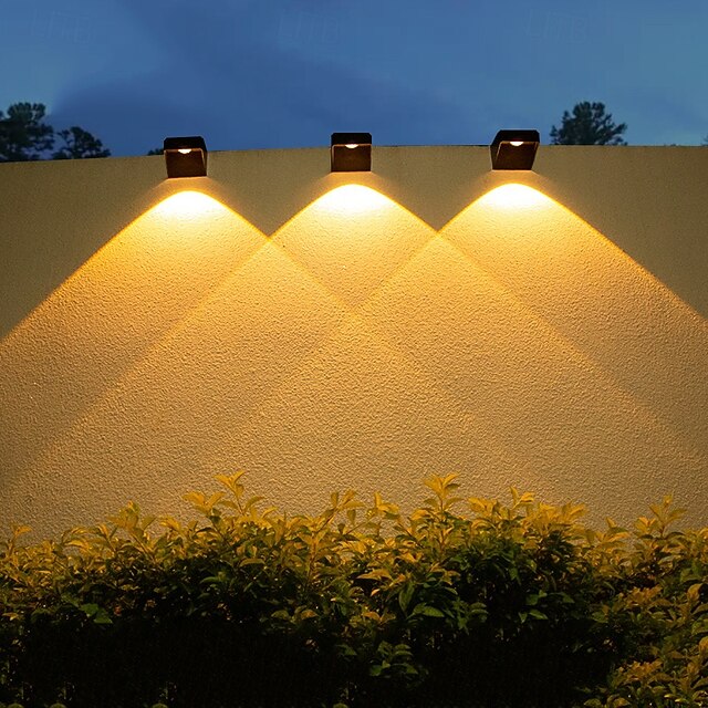 Solar Wall Light, Super Bright Outdoor Waterproof Garden Light