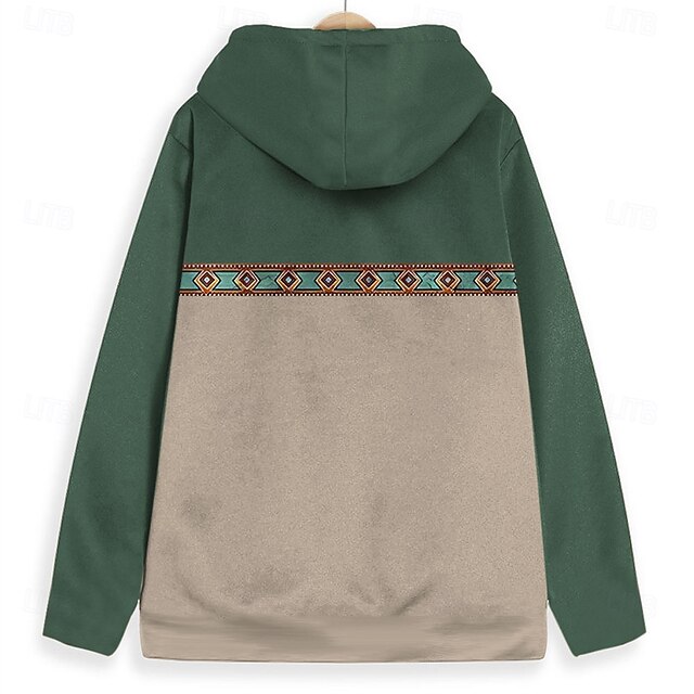 Cowboy Men's Fashion 3D Print Hoodie Vacation Travel Streetwear Hoodies