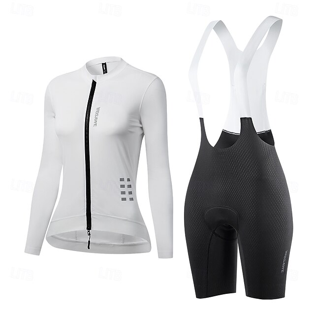 WOSAWE Women's Outdoor Sports Cycling Clothing Solid Colour Reflective