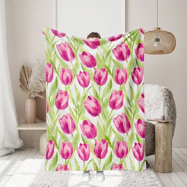  Flower Blanket Soft and Cozy Throw Blanket Featuring Delicate Daisy Design Perfect for Adding Comfort and Charm to Your Bedroom or Living Room Decor