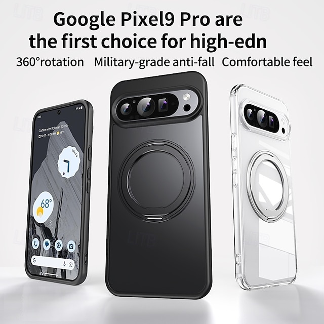  telefon Carcasă Pro Pixel 9 Pro Pixel 9 Pro XL Pixel 8 Pro Pixel 8 Pixel 9 Zadní kryt se stojánkem Magnetické Podpora bezdrátového nabíjení Retro TPU Akrylát