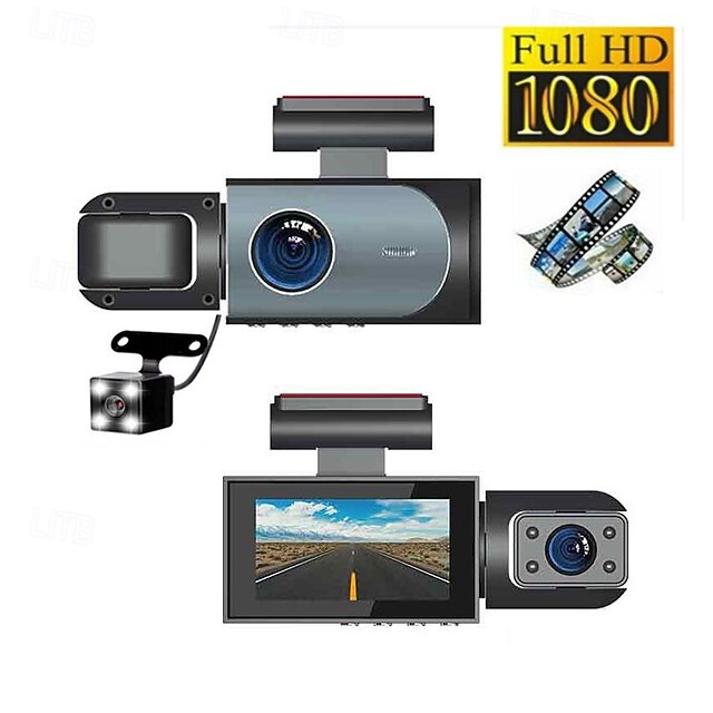 K3 1080p New Design / HD / 360° monitoring Car DVR 150 Degree Wide Angle 2 inch IPS Dash Cam