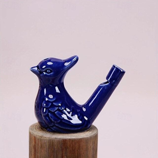  ceramiczny gwizdek dla ptaków, ręcznie wykonany kolorowy wzór wilgi, artykuły imprezowe bez prądu do dekoracji domu i na zewnątrz z głośnym dźwiękiem