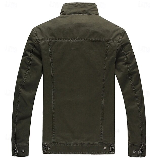 Men's Bomber Jacket Varsity Jacket Tactical Jacket Casual Wearable