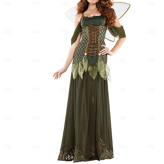  Víla Karnevalový kostým Úbory Maškarní Fancy kostým Dospělé Dámské Cosplay kostým předvečer Všech svatých Plesová maškaráda Karneval Plesová maškaráda Jednoduchý karnevalový kostým