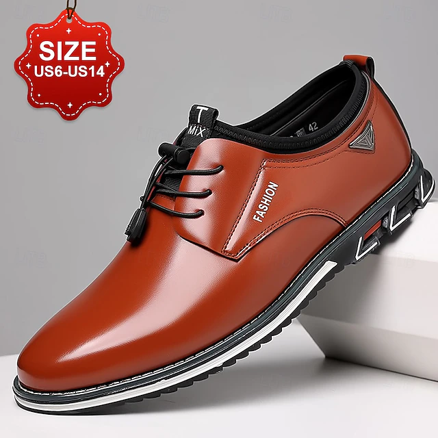 Men's Stylish Brown Lace-Up Casual Shoes – Comfortable Slip-On Sneakers for Everyday and Semi-Formal Wear 12
