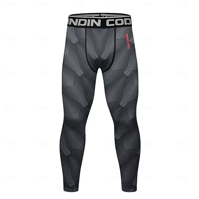  Herre Tights til jogging Treningstights Lapper Grunnlag utendørs Sport & Utendørs Atletisk Høst Hurtigtørkende Myk Komprimering Svettereduserende Nettingtights Maraton Løp Trene Mager Sports