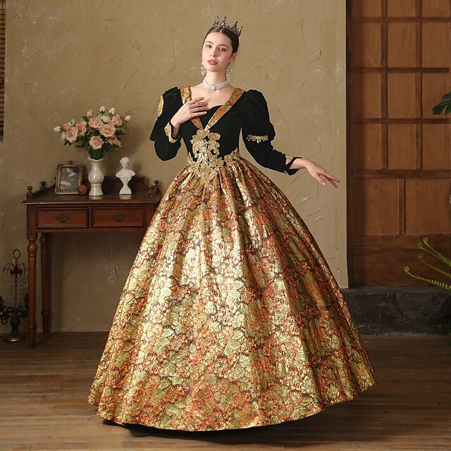 Gothic Rococo Vintage Inspired Dress Cosplay Wigs Party Costume ...