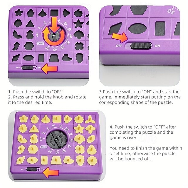 TwoPlayer Concentration Shape Puzzle Game Learning & Education Early