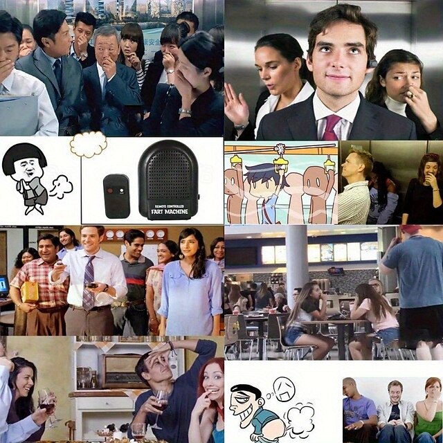 Fart Sound Machine Wireless Remote Control Hilarious Prank Gift Box