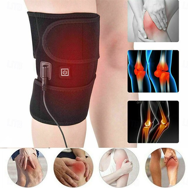 Electric Leg Heating Knee Pad with Pocket USB/TypeC Charging Hot