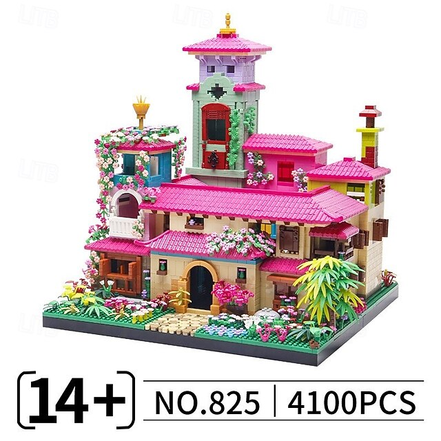 Minxtech Casa De Flores Mágica | Kit De Bloques De Construcción 7080 Piezas | Modelo Modular De Arquitectura | Regalo Para Adultos Y Jóvenes Desde 16 Años