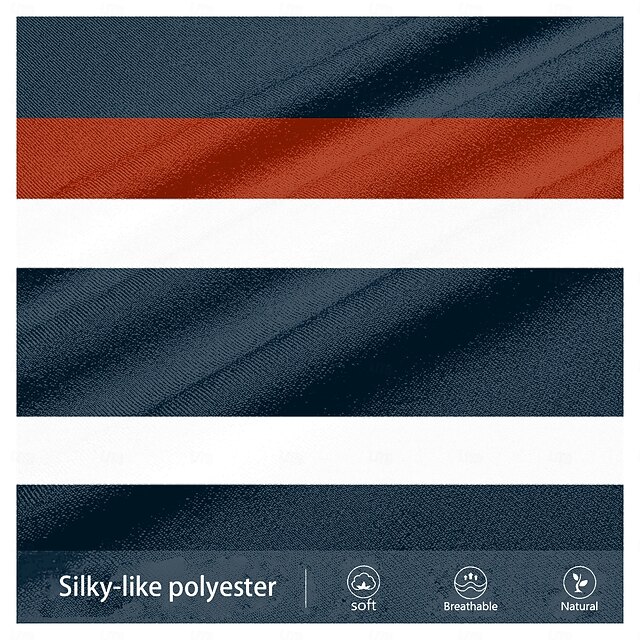 Striped Business Casual Men's Polo Shirt Pullover Rugby Polo Long