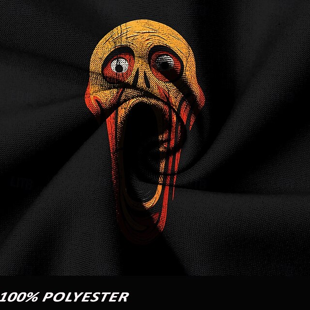 Homme Sweat à capuche Basique Sportif Classique Sweat à capuche Grimace