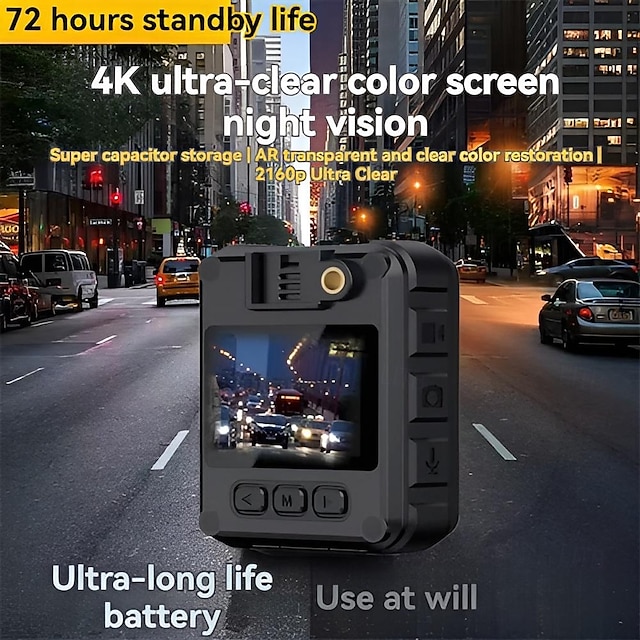  4k con wifi hd infrarossi visione notturna strumento di polizia mini telecamera auto dvr con scheda tf