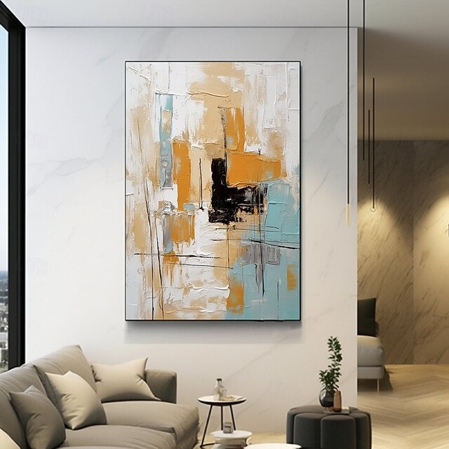 Oil painting handpainted Abstract Gold Paintings On Canvas handmade