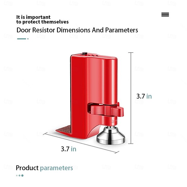 Door Jammer Aluminum Alloy for Personal Protection Women Safety with