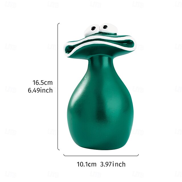 Resin Sculpture of Three Frogs Sad Big Mouth Frog Statue Decoration