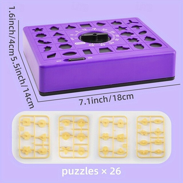 TwoPlayer Concentration Shape Puzzle Game Learning & Education Early