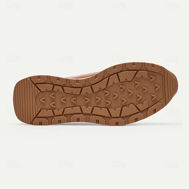 Crocodile Pattern Leather Men's Casual Shoes Classic Low-cut Embossed main image 0