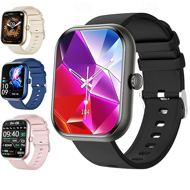  iMosi ZW65 Reloj inteligente 2.01 pulgada Smartwatch Reloj elegante Bluetooth Monitoreo de temperatura Podómetro Recordatorio de Llamadas Compatible con Android iOS Mujer Hombre Llamadas con Manos