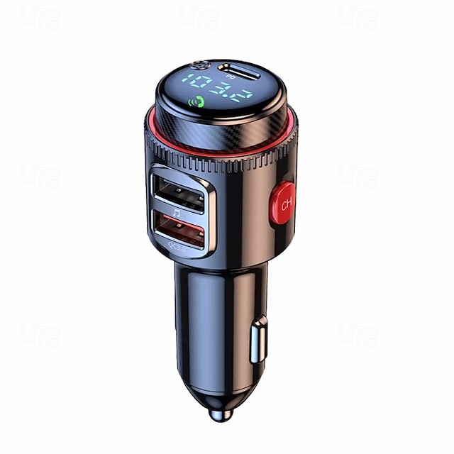  pd30wqc 3.0 bluetooth 5.4 auto mp3 speler fm transmitter draadloze handsfree u disk play usb auto snellaad adapter