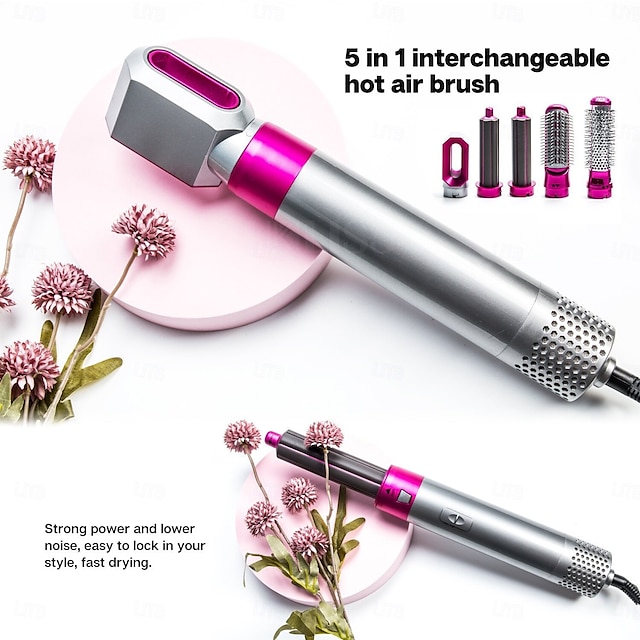  5 in 1 Multifunktions-Haartrockner 5 in 1 Rotation Multifunktions-Haarstyler Heißluft-Haarbürste