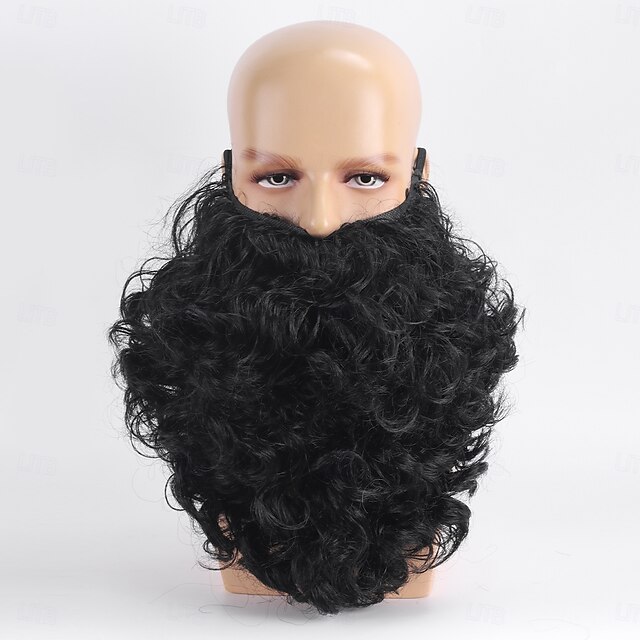 Synthetic Wig Curly With Bangs Machine Made Wig Short Black Synthetic