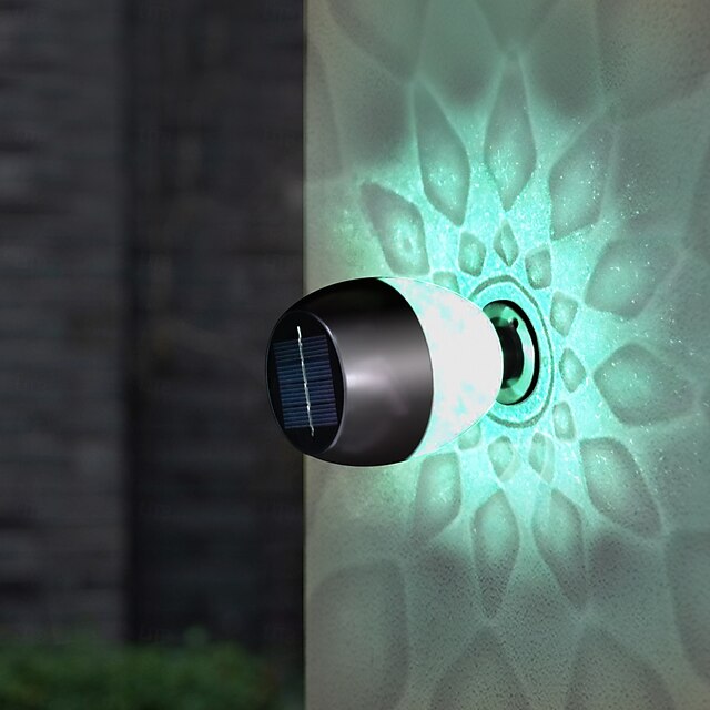 4PCS Solar LED Wall Lights, Waterproof Outdoor Garden Lights for