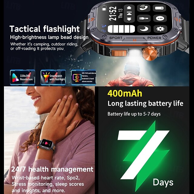 696 NX20 Smart Watch 2 inch Smart Band Fitness Bracelet Bluetooth