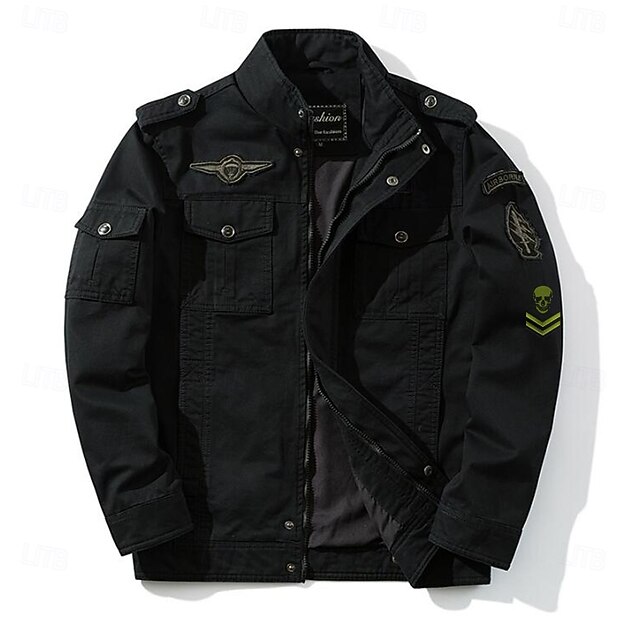 Cool Skulls Vintage Casual Men's Jacket Coat Practical Sports Outdoor