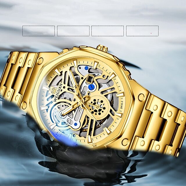 New Fashionable Trendy Hollow Mineral Reinforced Glass Lens Waterproof