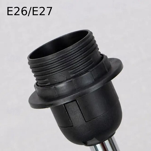 Nordic Striped Drum Design Floor Lamp Modern Floor Light with Shade