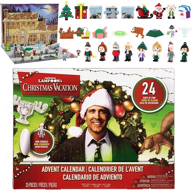 Christmas Advent Calendar 2025, National Lampoon Advent Calendar 2025, 24 Individually Little People, Enjoy 24 Days of Countdown Gift 8