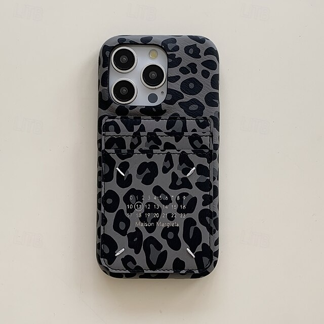  telefoon hoesje Voor iPhone 16 Pro Max Plus iPhone 16 iPhone 16 Pro iPhone 15 Pro Max Plus iPhone 15 iPhone 14 Pro Max Achterkant Kaartsleuf Schokbestendig Retro TPU PC PU-nahka
