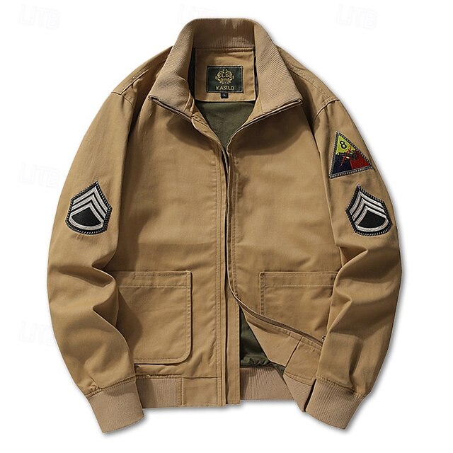  Homme Veste d'extérieur Veste Randonnee Coton Extérieur Coupe Vent Veste coupe-vent Voyage Noir Jaune Vert Kaki Bleu de minuit