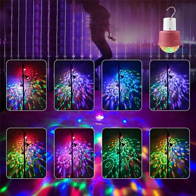  DJ-Beleuchtung Sound Party Auto USB Mini Disco Ball Licht RGB Multi Farbe Auto Atmosphäre Zimmer Dekoration Lampe Strobe Licht 2 Stücke 4 Stücke