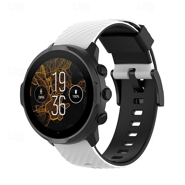  Smart Watch Band Συμβατό με Suunto Suunto 7 Εξυπνο ρολόι Λουρί Ρυθμιζόμενο Αθλητικό Μπρασελέ Αντικατάσταση Περικάρπιο